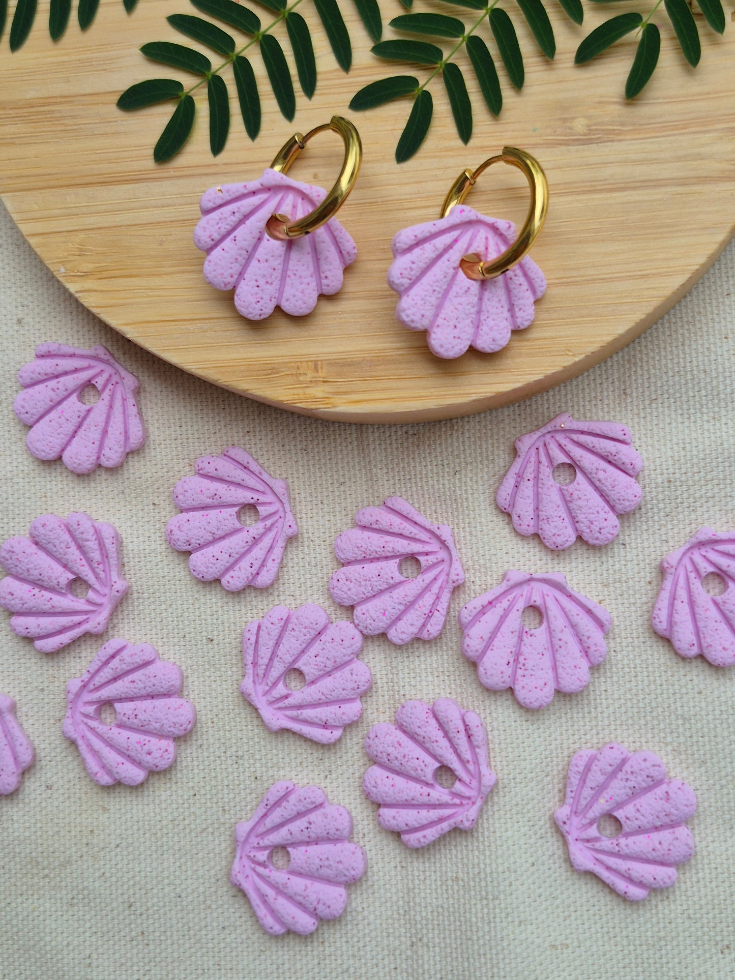 Pampilles Coquillage - rose pastel