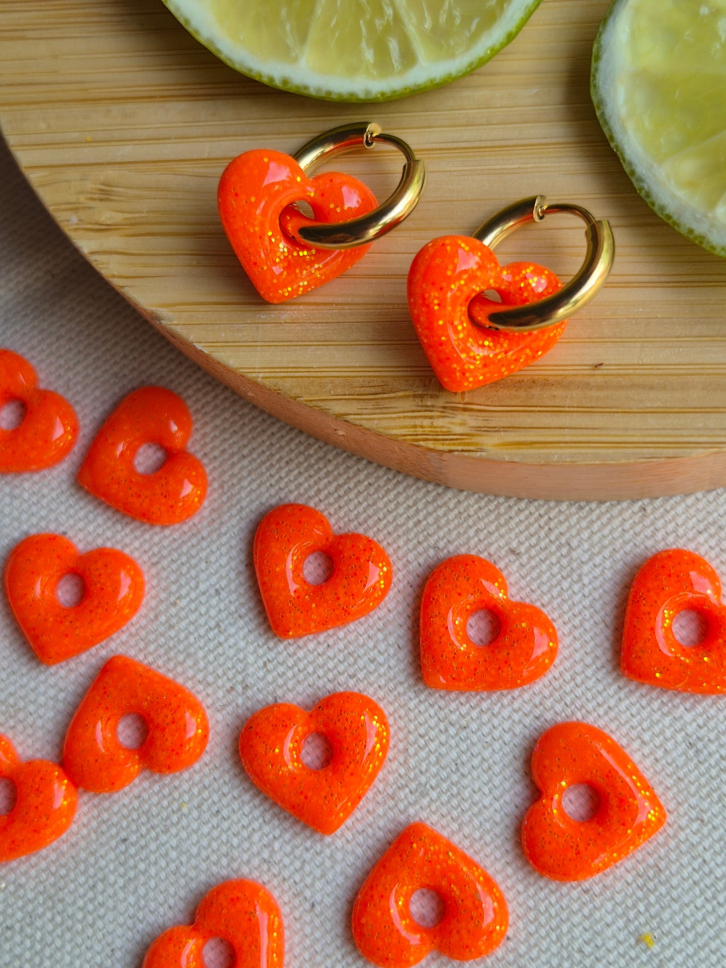 Mini Pampilles Kids - orange pailletée