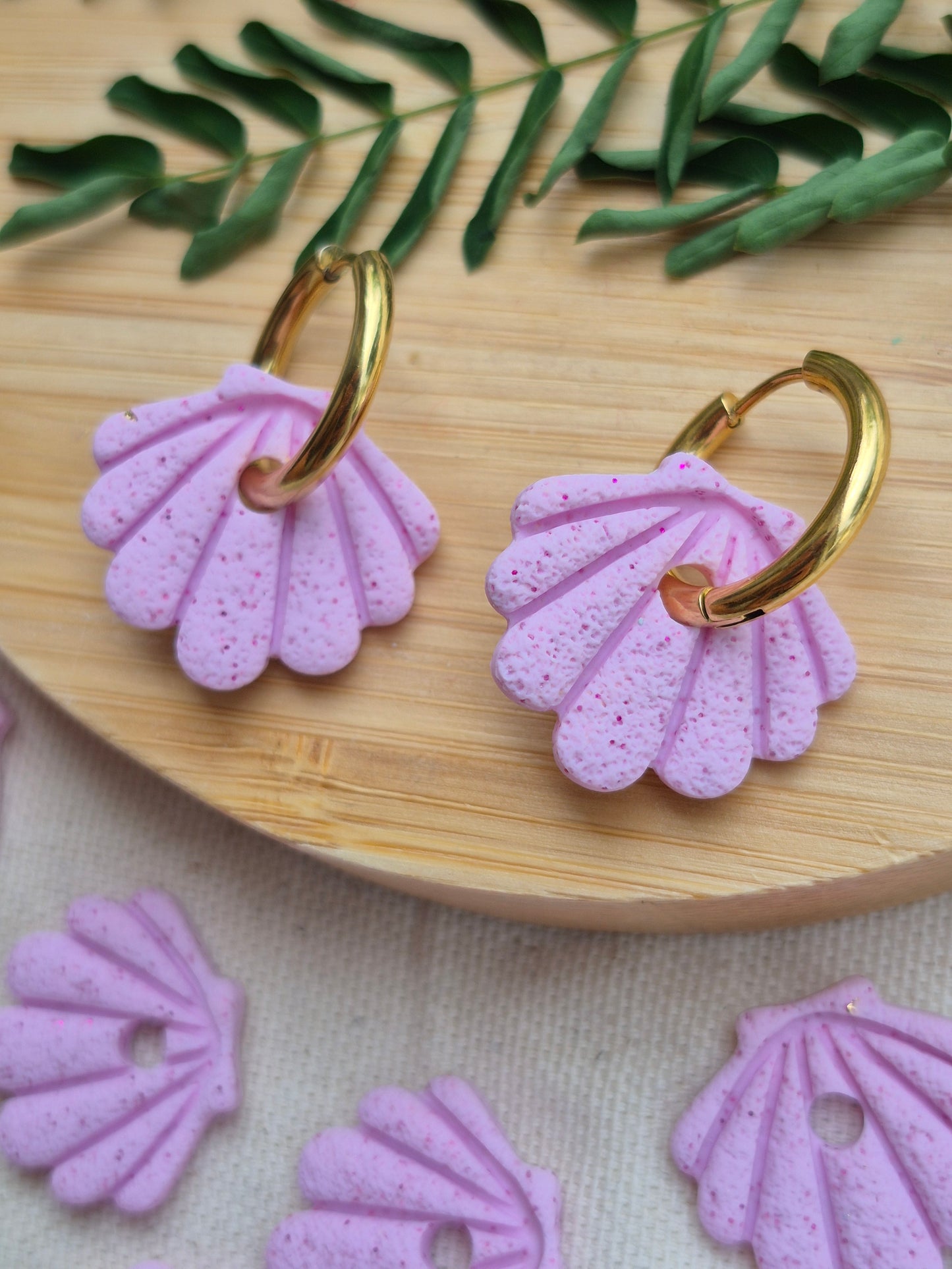 Pampilles Coquillage - rose pastel