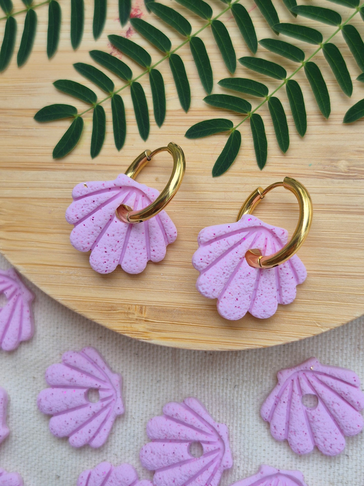 Pampilles Coquillage - rose pastel
